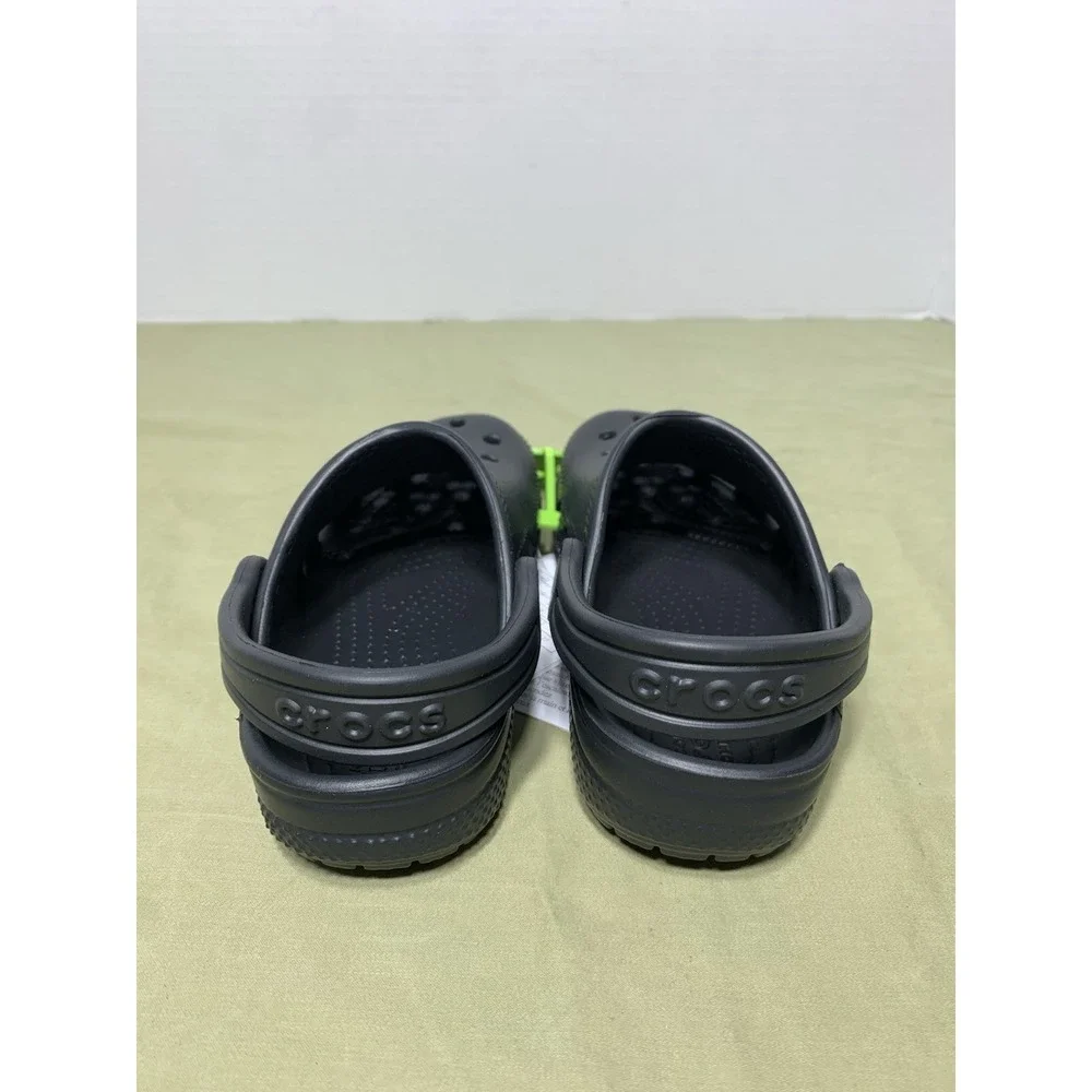 Crocs‎ Classic Kids Clogs C5 Black Rubber Breathable Slingback Round Toe